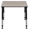 Regency Rectangle School Desks, 18 D X 23-34 H, 26 W X Wood, Metal, Maple RSD18526PL - alternate 7